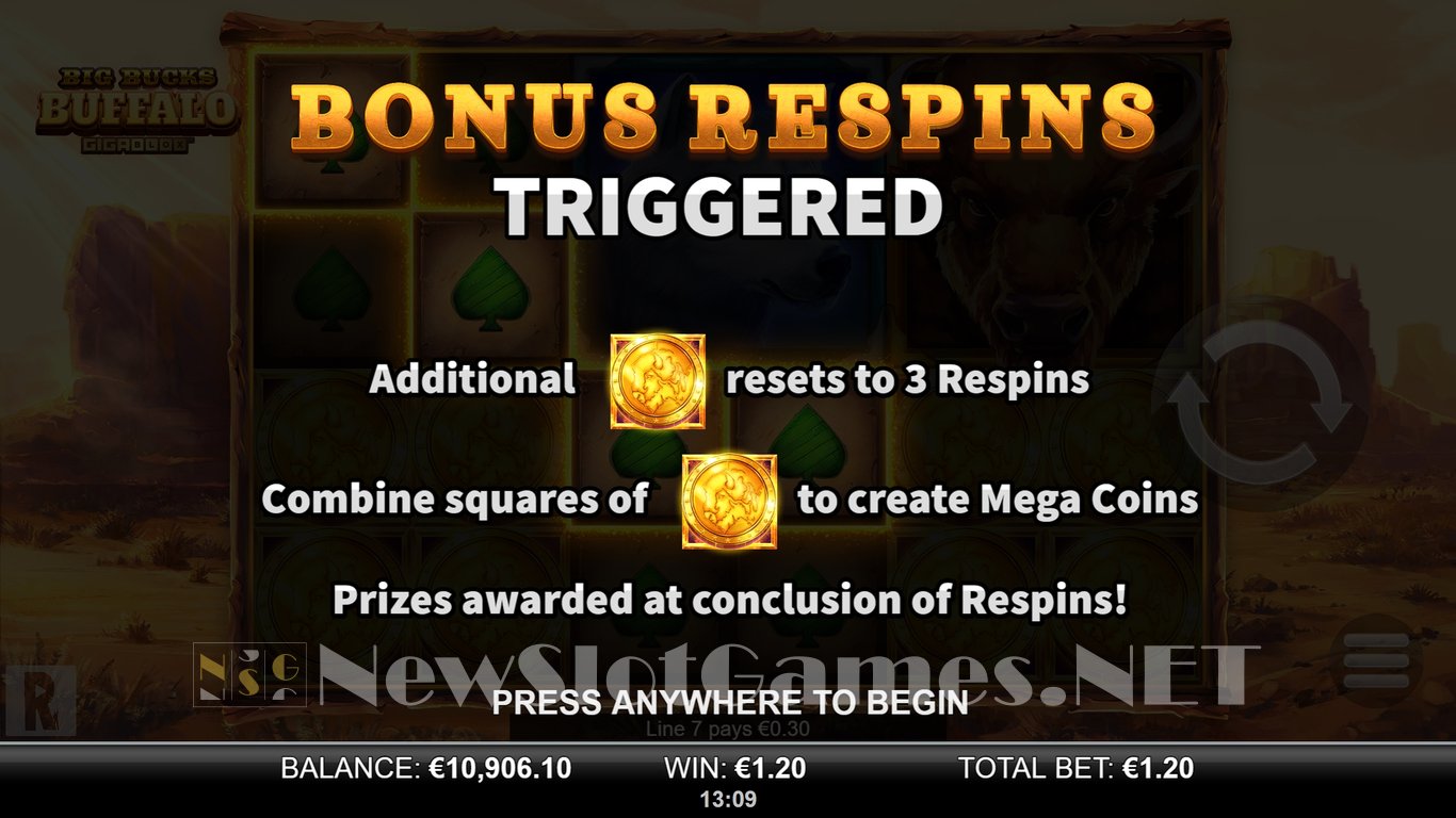 Big Bucks Buffalo GigaBlox Slot Slot Image in Demo - pic. 11