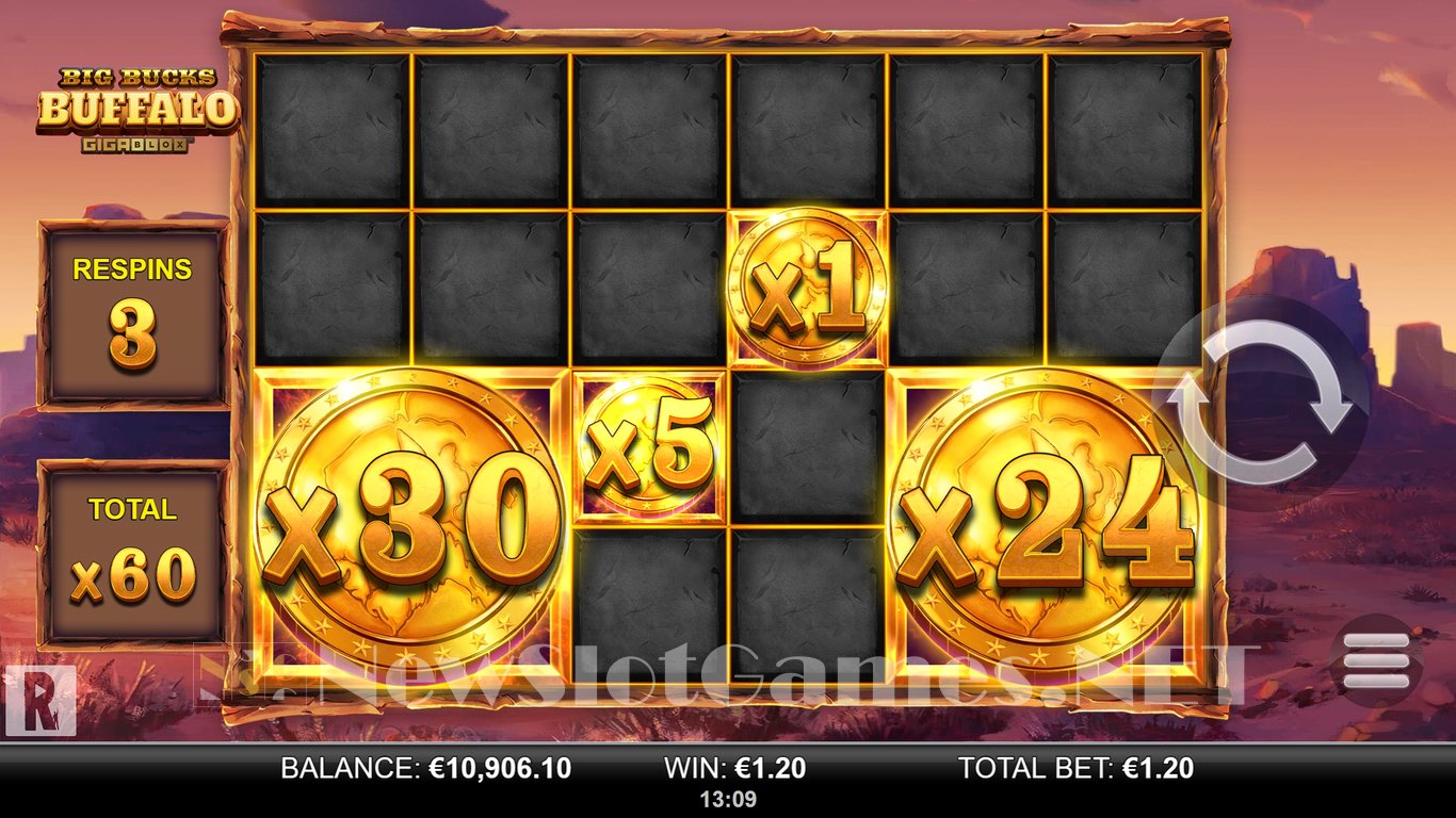 Big Bucks Buffalo GigaBlox Slot Slot Image in Demo - pic. 12