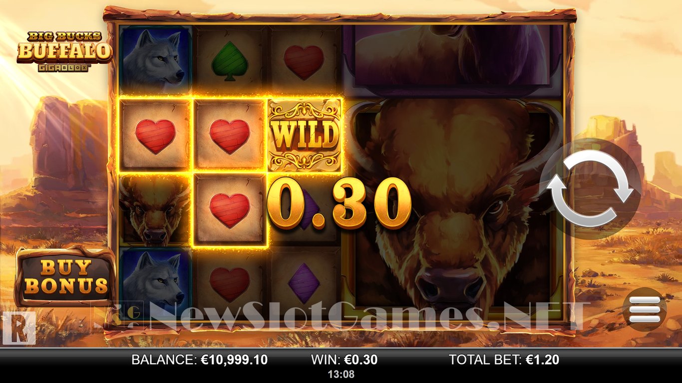 Big Bucks Buffalo GigaBlox Slot Slot Image in Demo - pic. 2