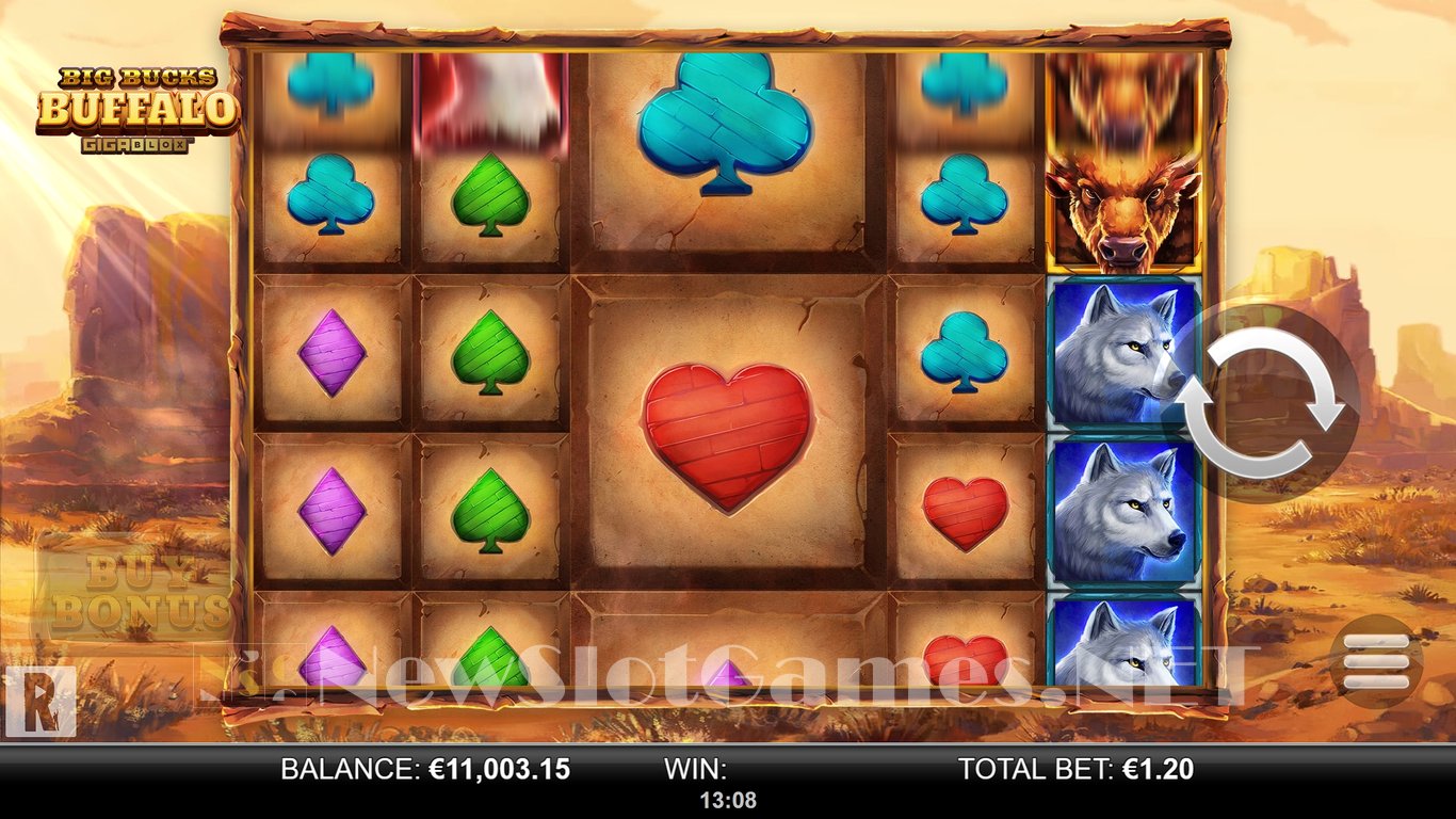 Big Bucks Buffalo GigaBlox Slot Slot Image in Demo - pic. 4