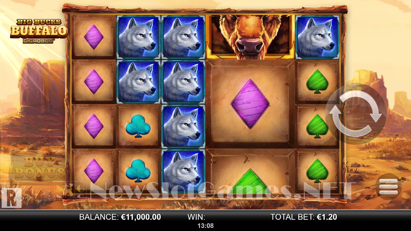 Big Bucks Buffalo GigaBlox Slot Slot Image in Demo - pic. 5