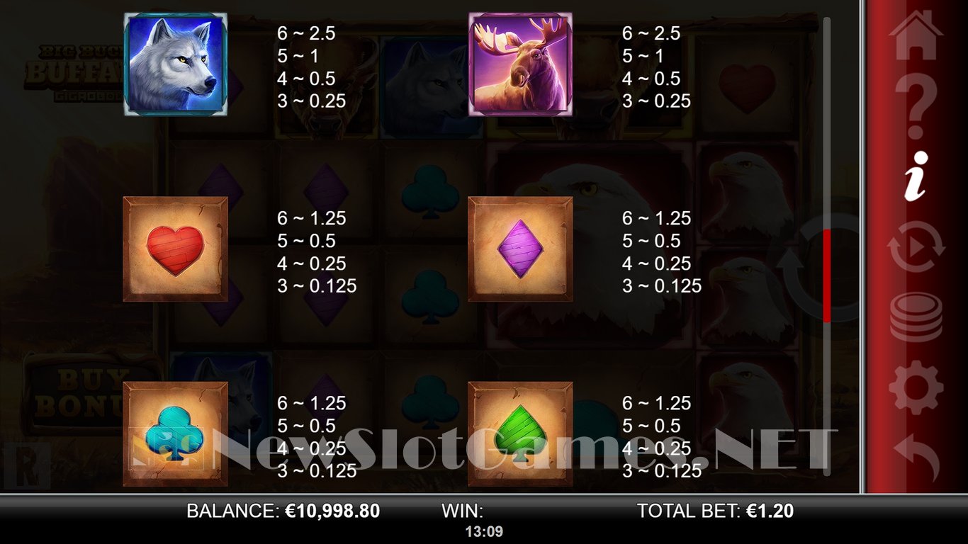 Big Bucks Buffalo GigaBlox Slot Slot Image in Demo - pic. 7