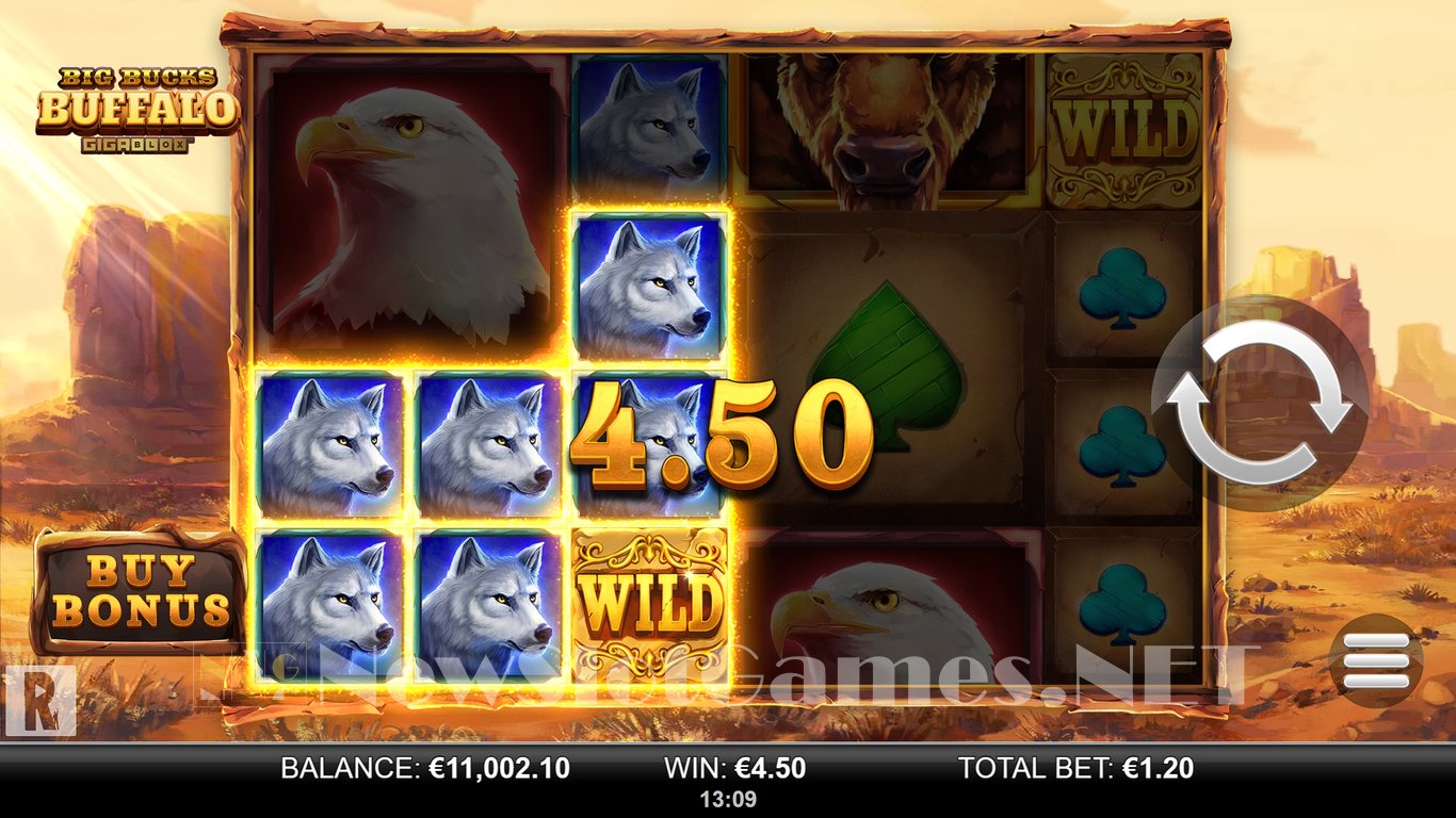 Big Bucks Buffalo GigaBlox Slot Slot Image in Demo - pic. 8