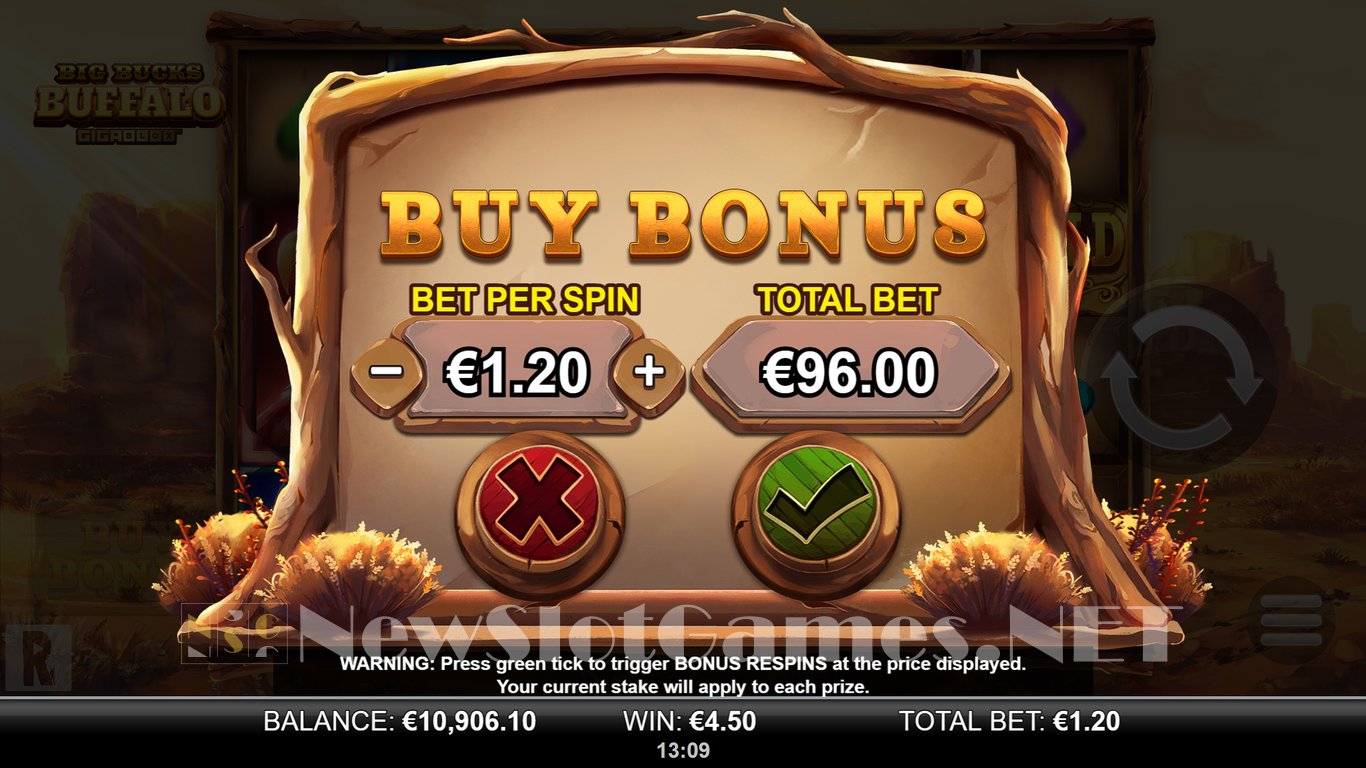 Big Bucks Buffalo GigaBlox Slot Slot Image in Demo - pic. 9