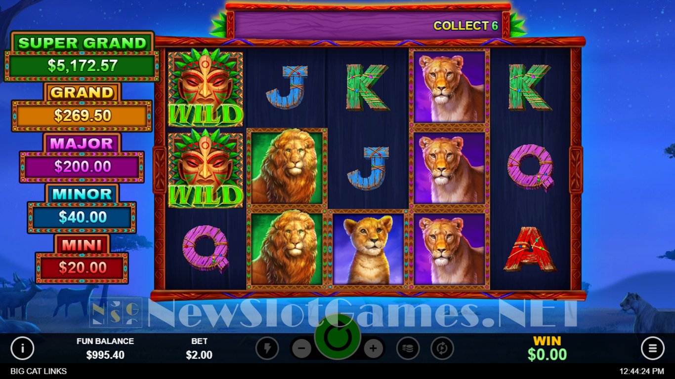 Big Cat Links Slot Slot Image in Demo - pic. 2