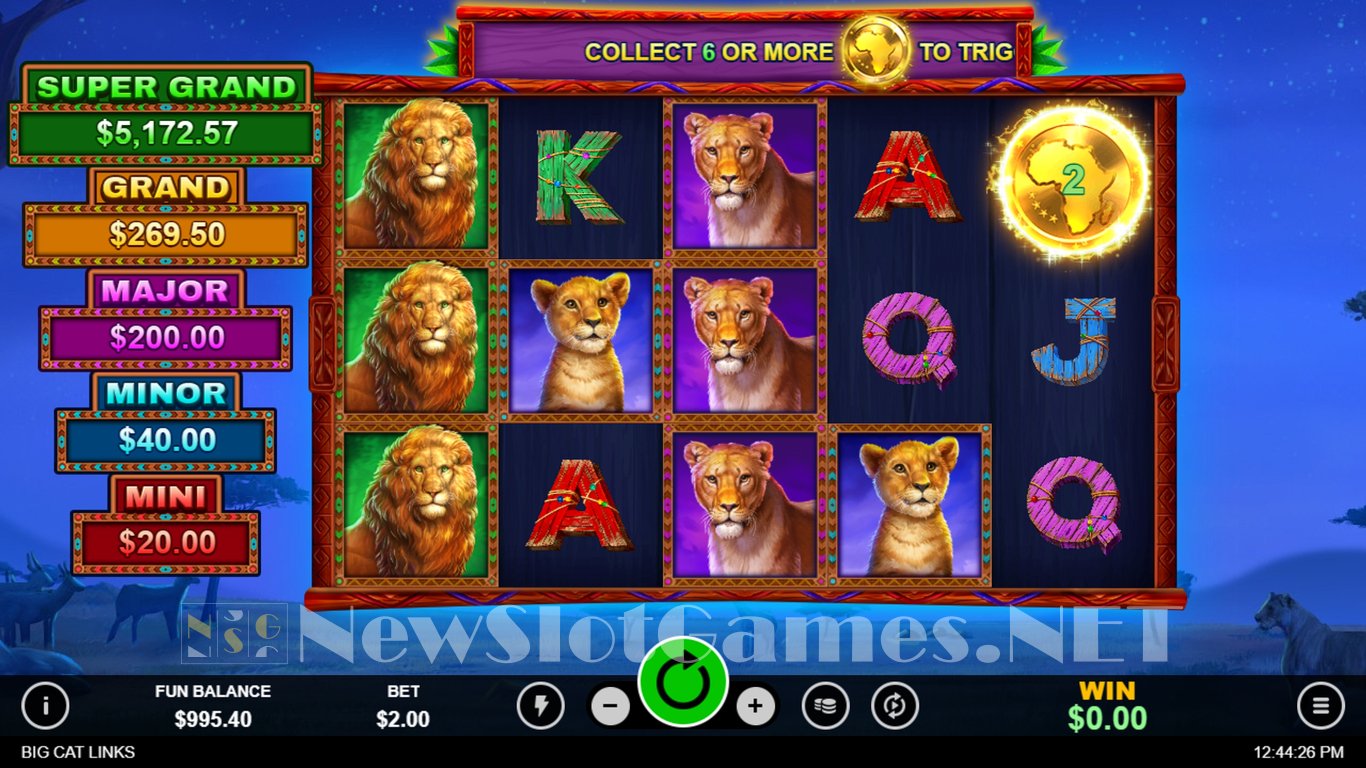 Big Cat Links Slot Slot Image in Demo - pic. 3