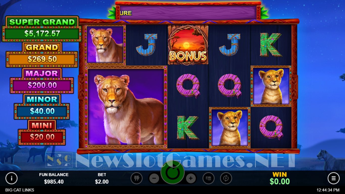 Big Cat Links Slot Slot Image in Demo - pic. 4