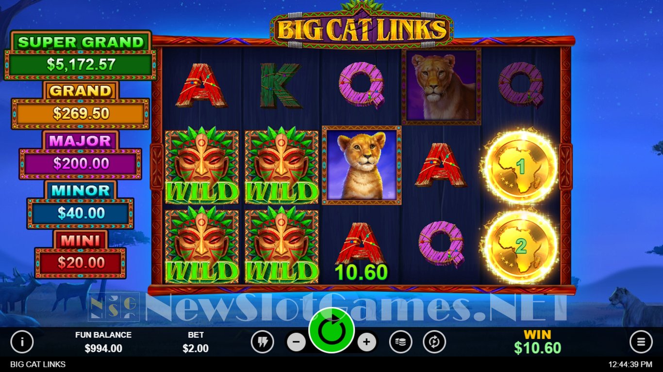 Big Cat Links Slot Slot Image in Demo - pic. 5