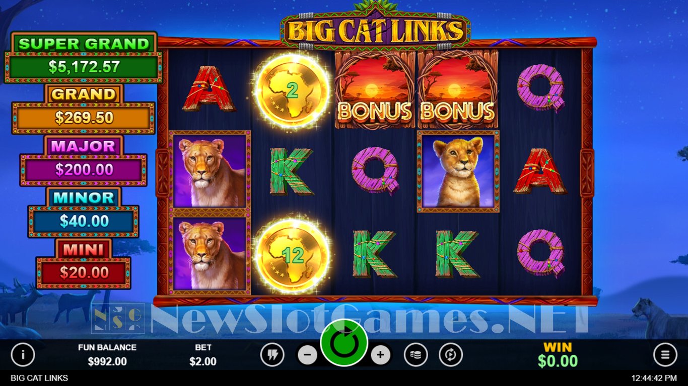 Big Cat Links Slot Slot Image in Demo - pic. 6
