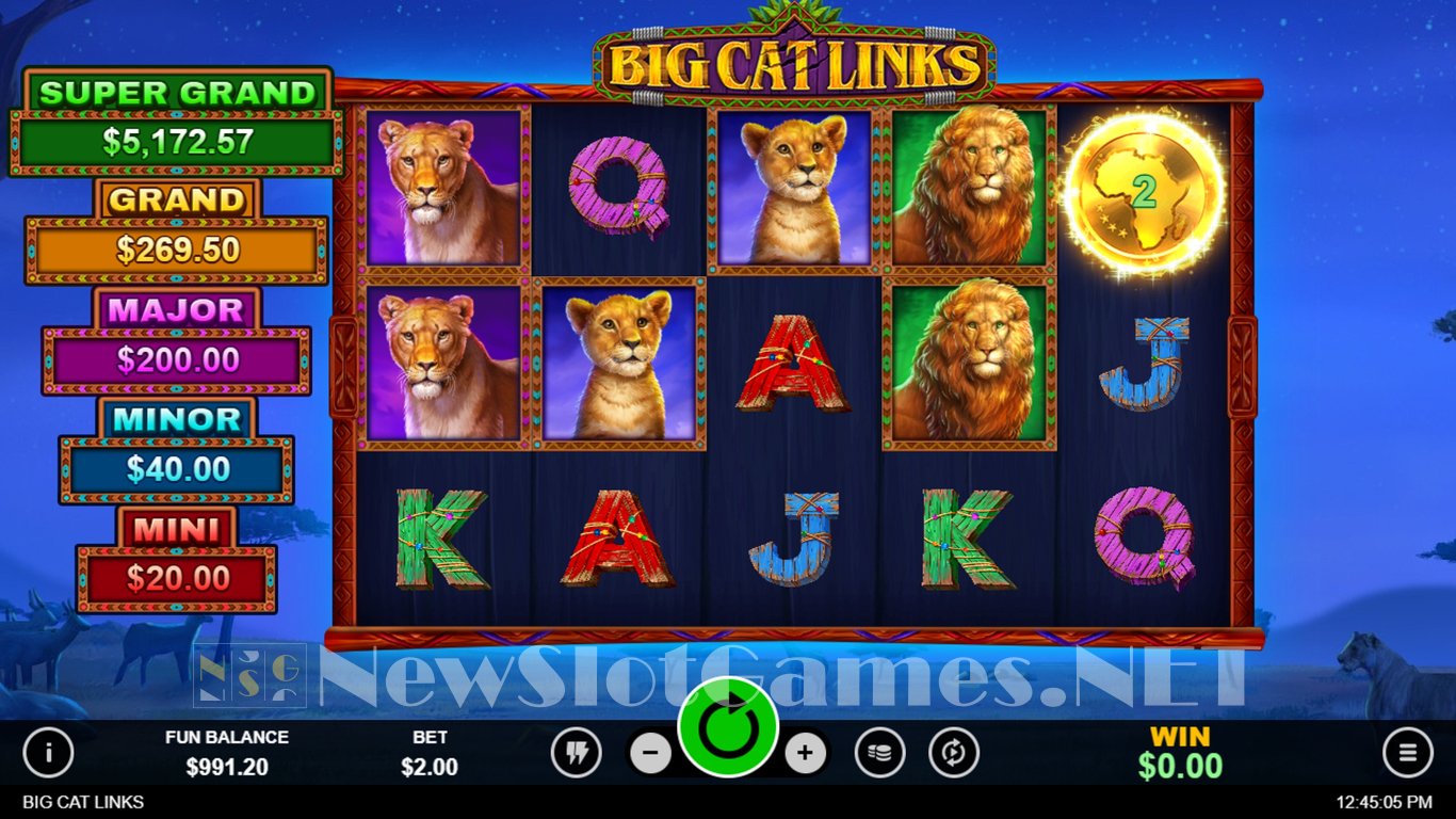 Big Cat Links Slot Slot Image in Demo - pic. 9
