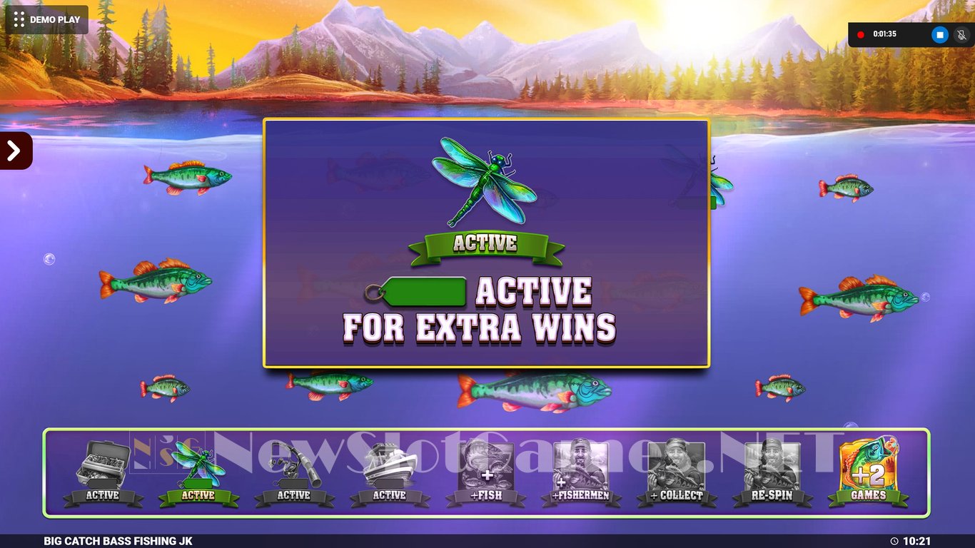 Big Catch Bass Fishing Jackpot King Slot Slot Image in Demo - pic. 11
