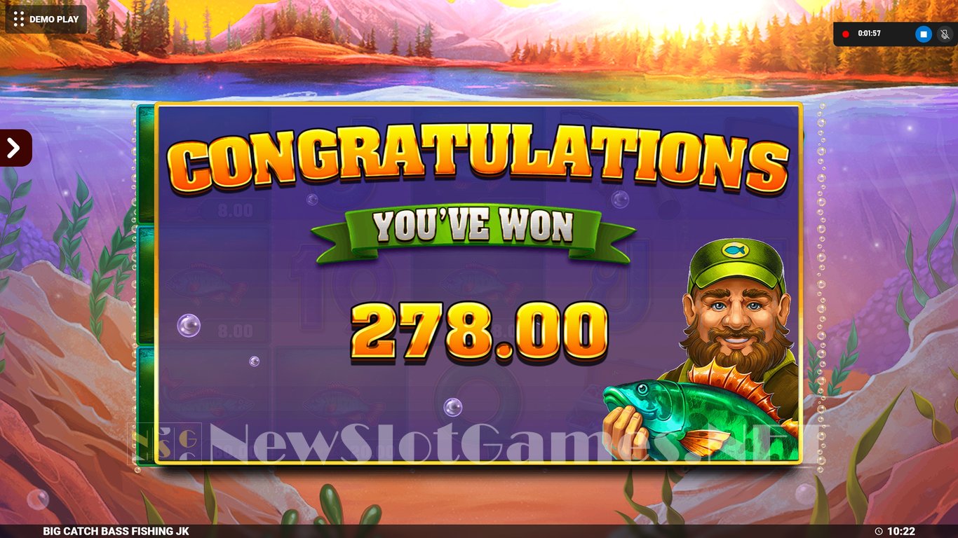 Big Catch Bass Fishing Jackpot King Slot Slot Image in Demo - pic. 12