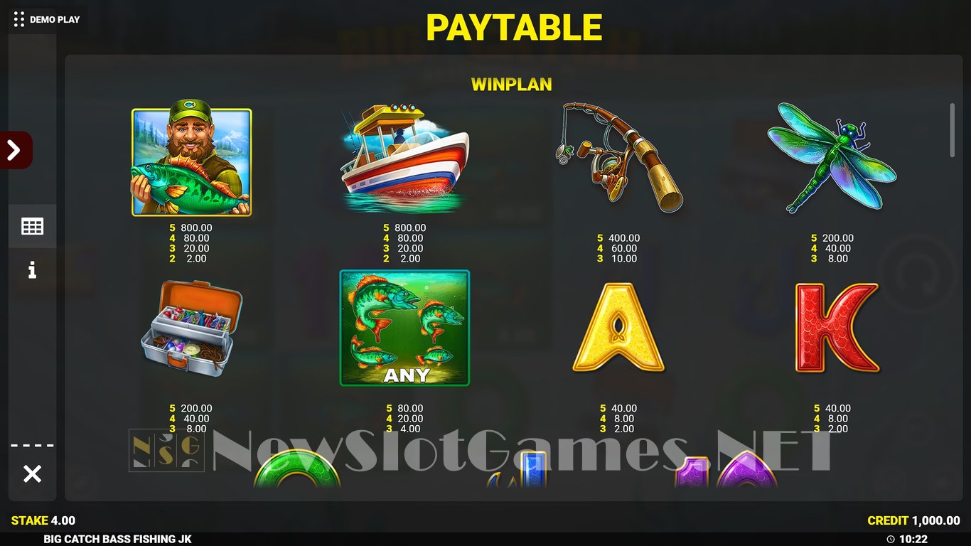 Big Catch Bass Fishing Jackpot King Slot Slot Image in Demo - pic. 13