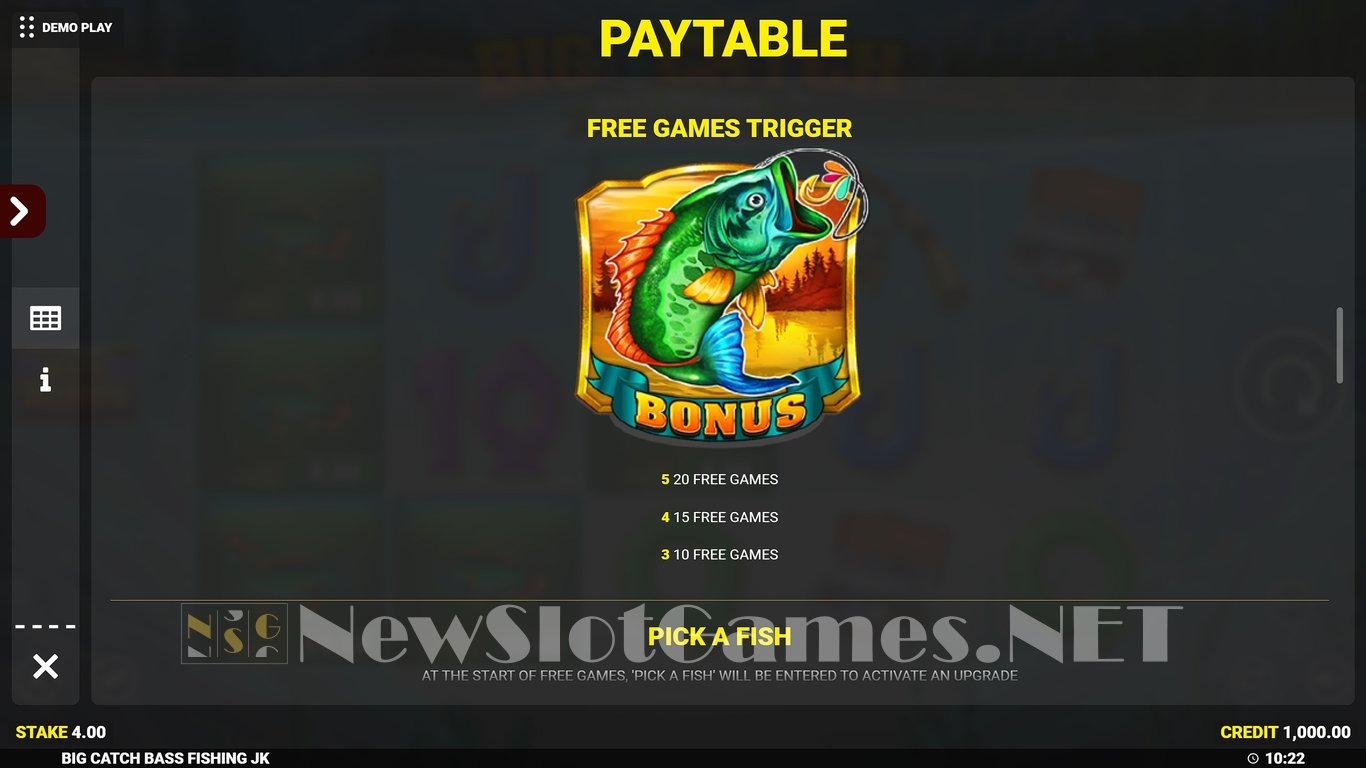 Big Catch Bass Fishing Jackpot King Slot Slot Image in Demo - pic. 15