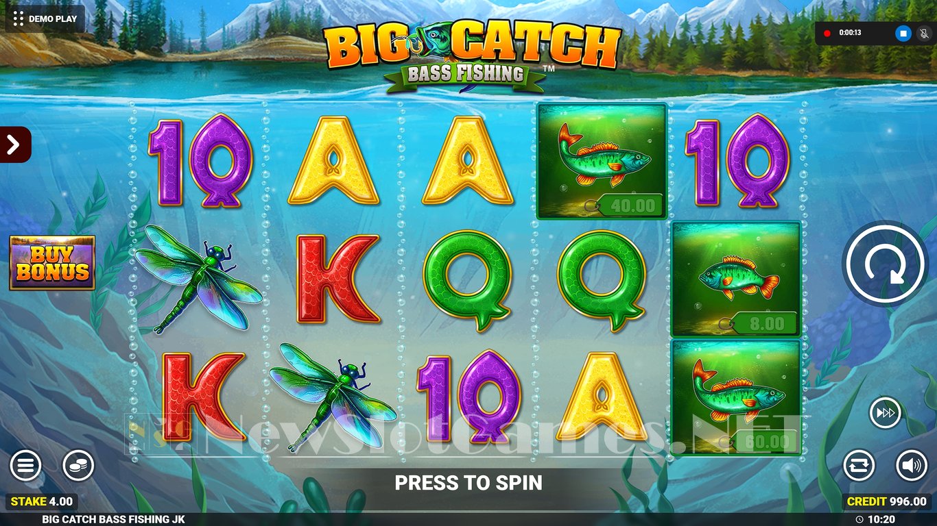 Big Catch Bass Fishing Jackpot King Slot Slot Image in Demo - pic. 2