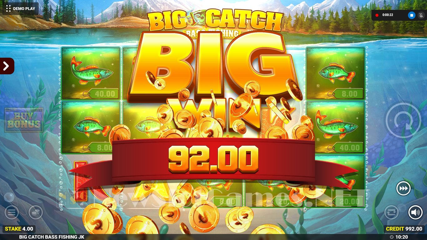 Big Catch Bass Fishing Jackpot King Slot Slot Image in Demo - pic. 3