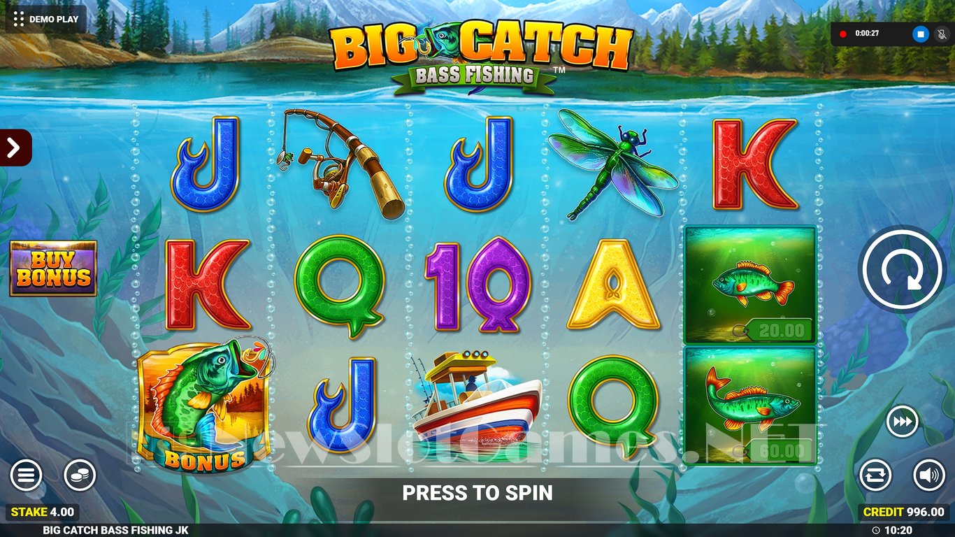Big Catch Bass Fishing Jackpot King Slot Slot Image in Demo - pic. 4