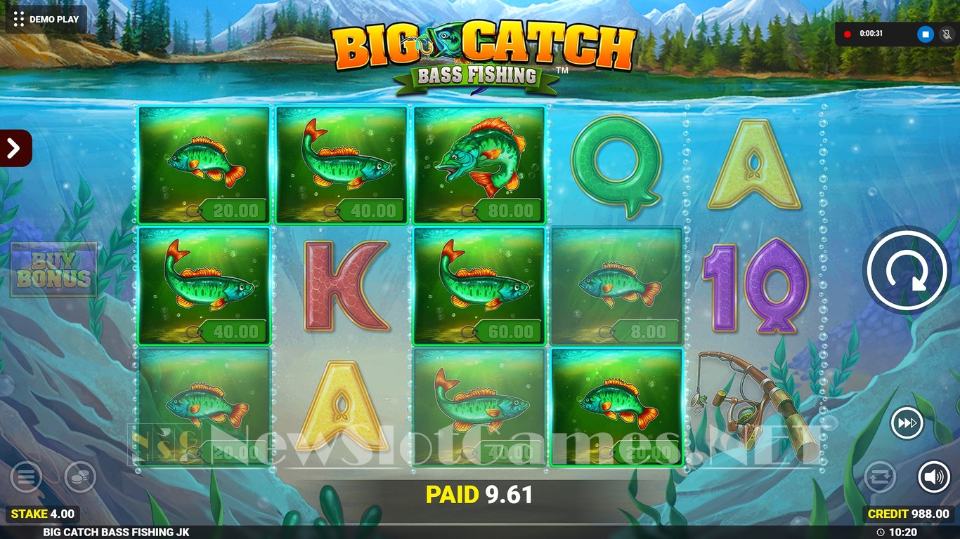 Big Catch Bass Fishing Jackpot King Slot Slot Image in Demo - pic. 5