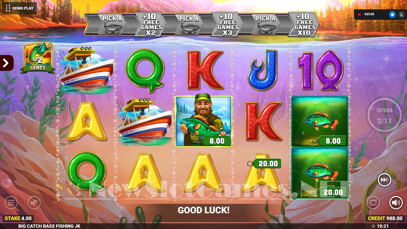 Big Catch Bass Fishing Jackpot King Slot Slot Image in Demo - pic. 8