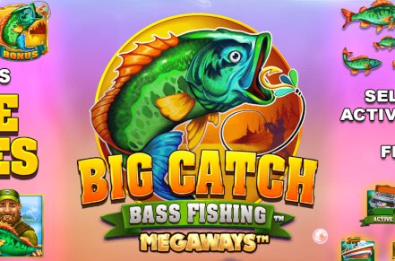 Big Catch Bass Fishing Megaways Slot Logo
