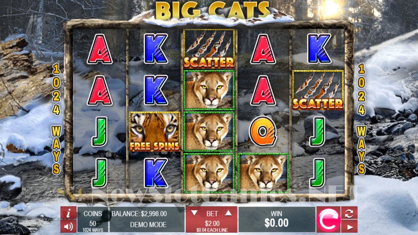 Big Cats Slot Demo Image
