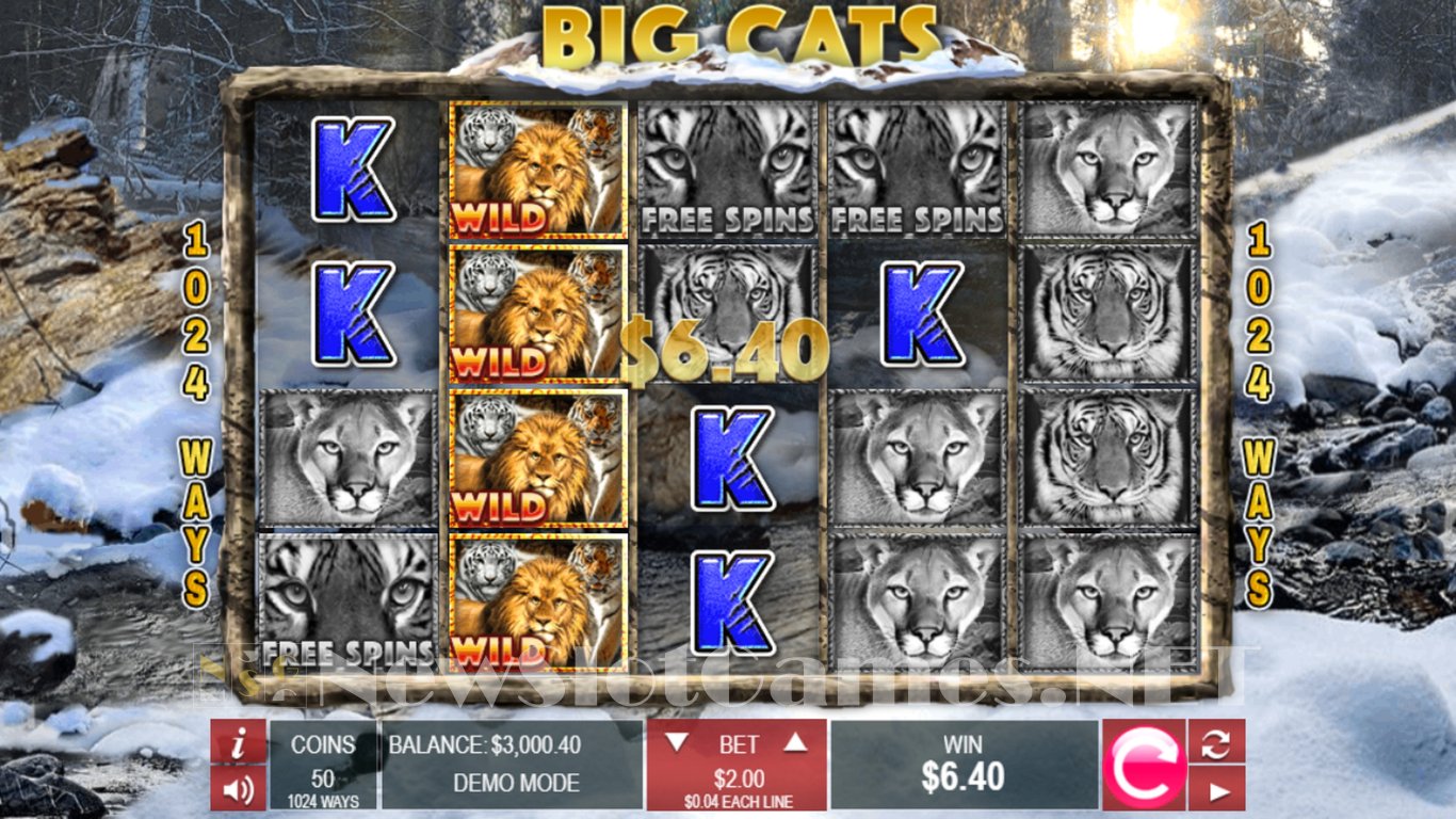 Big Cats Slot Slot Image in Demo - pic. 2