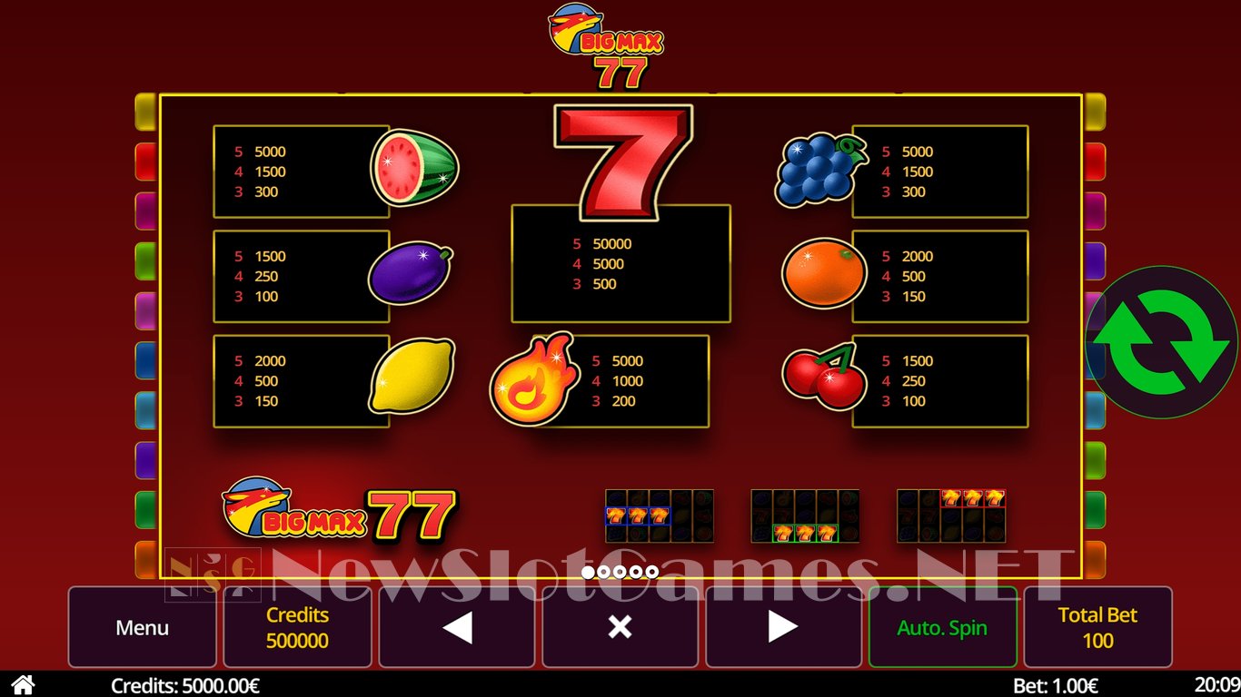 Big Max 77 Slot Slot Image in Demo - pic. 3