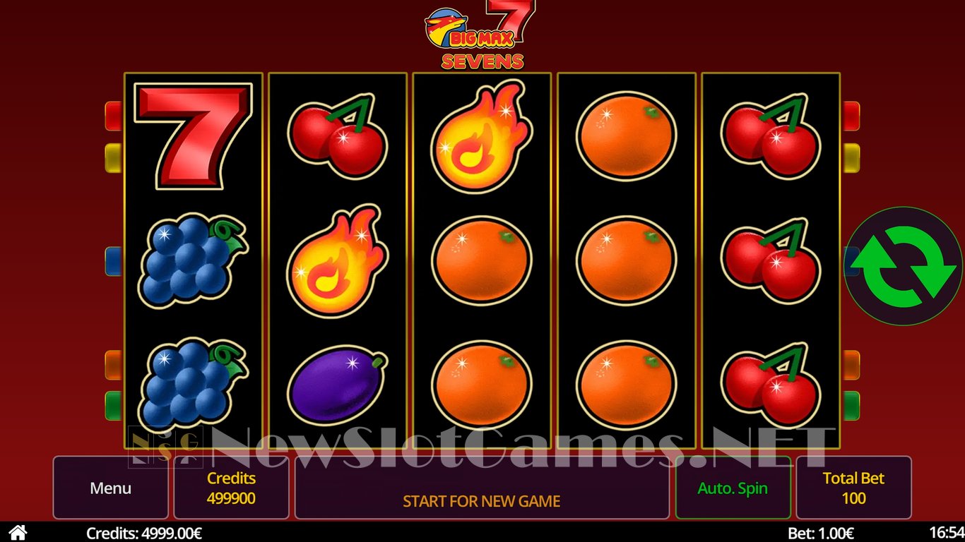 Big Max Sevens Slot Demo Image