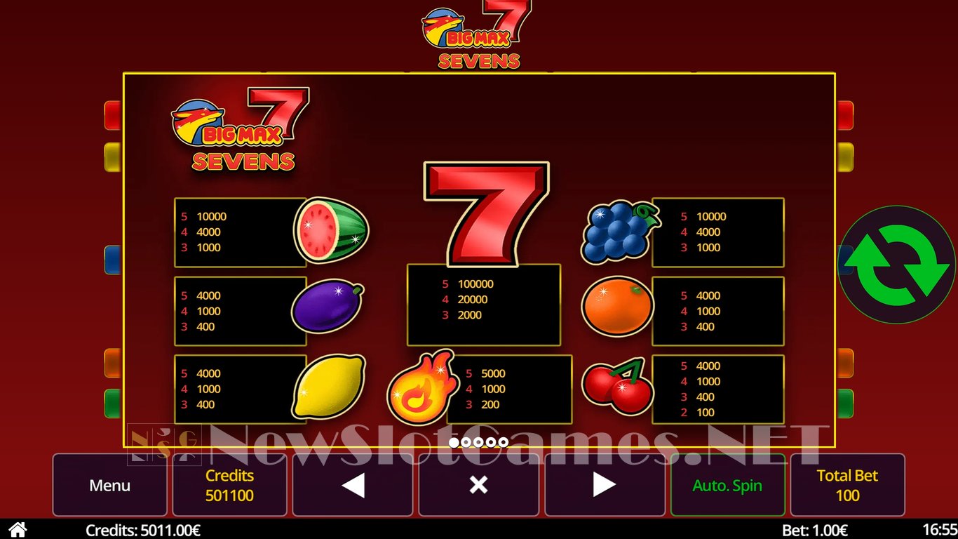 Big Max Sevens Slot Slot Image in Demo - pic. 8