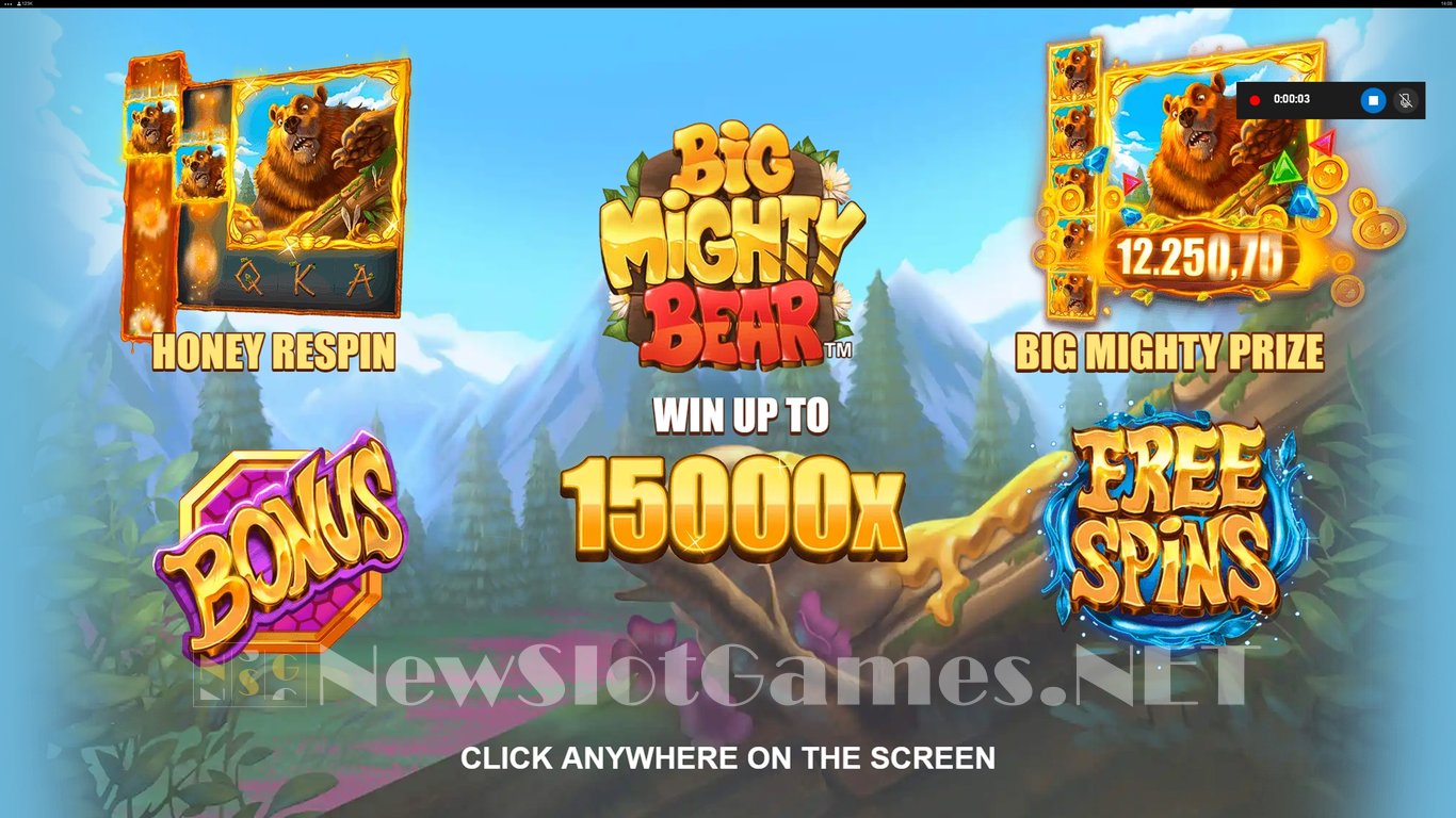 Big Mighty Bear Slot Demo Image