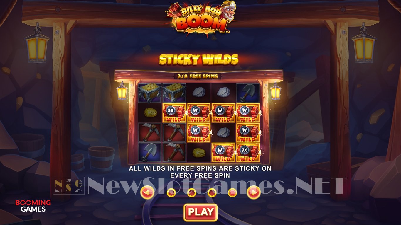 Billy Bob Boom Slot Demo Image