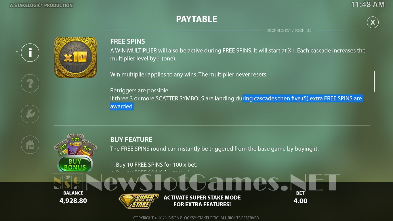 Bison Blocks Slot Slot Image in Demo - pic. 19