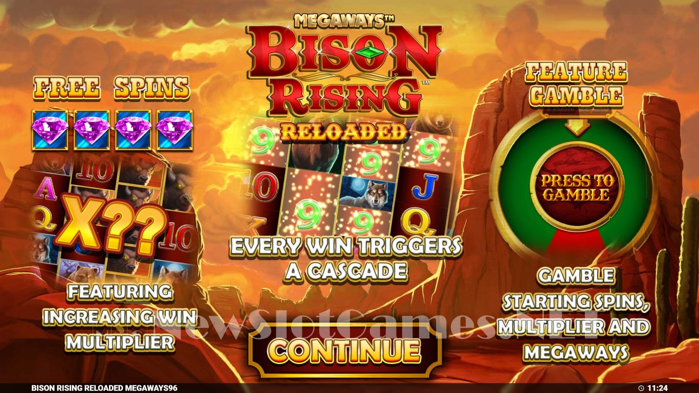 Bison Rising Megaways Reloaded Slot Demo Image