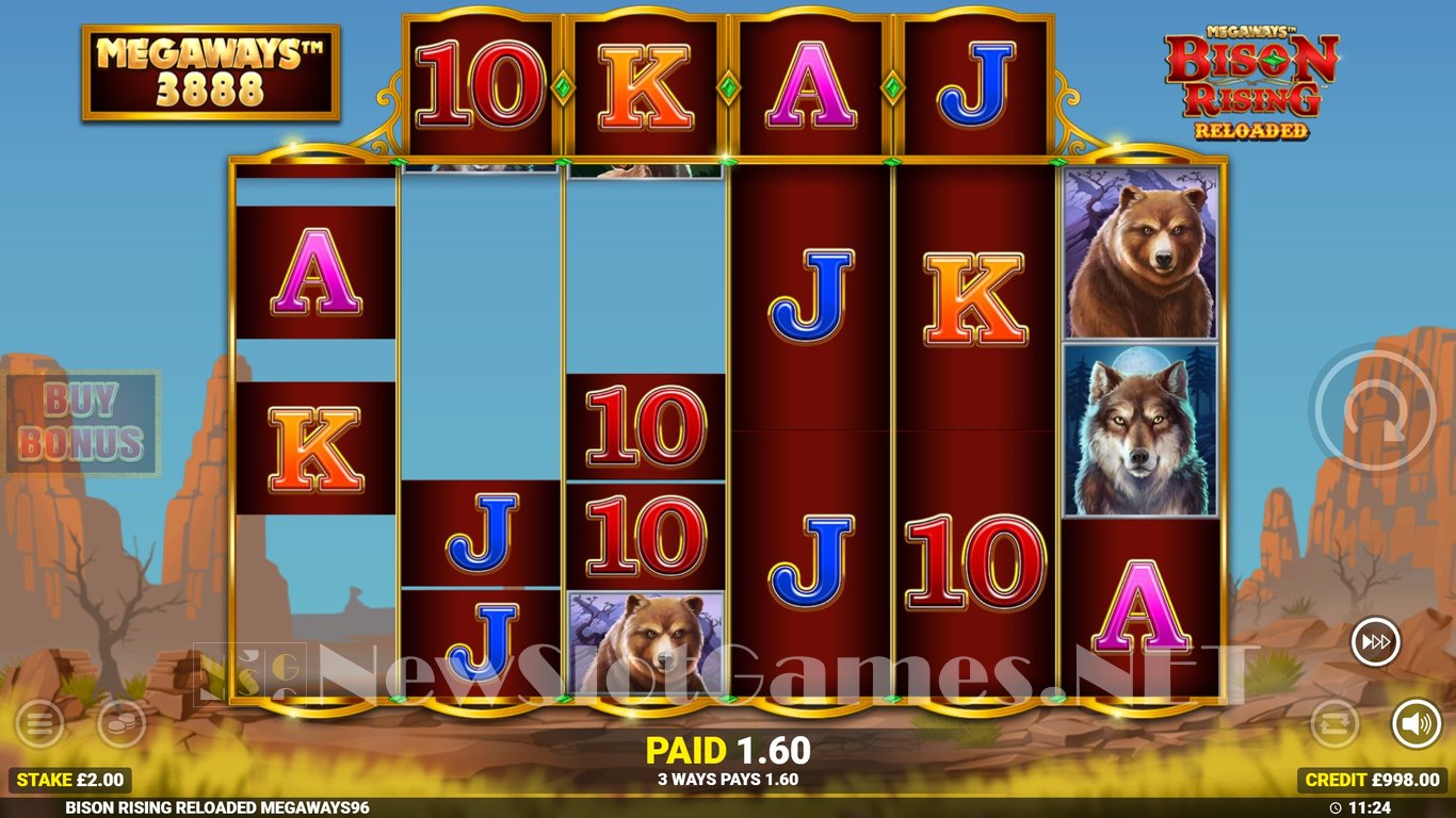 Bison Rising Megaways Reloaded Slot Slot Image in Demo - pic. 2