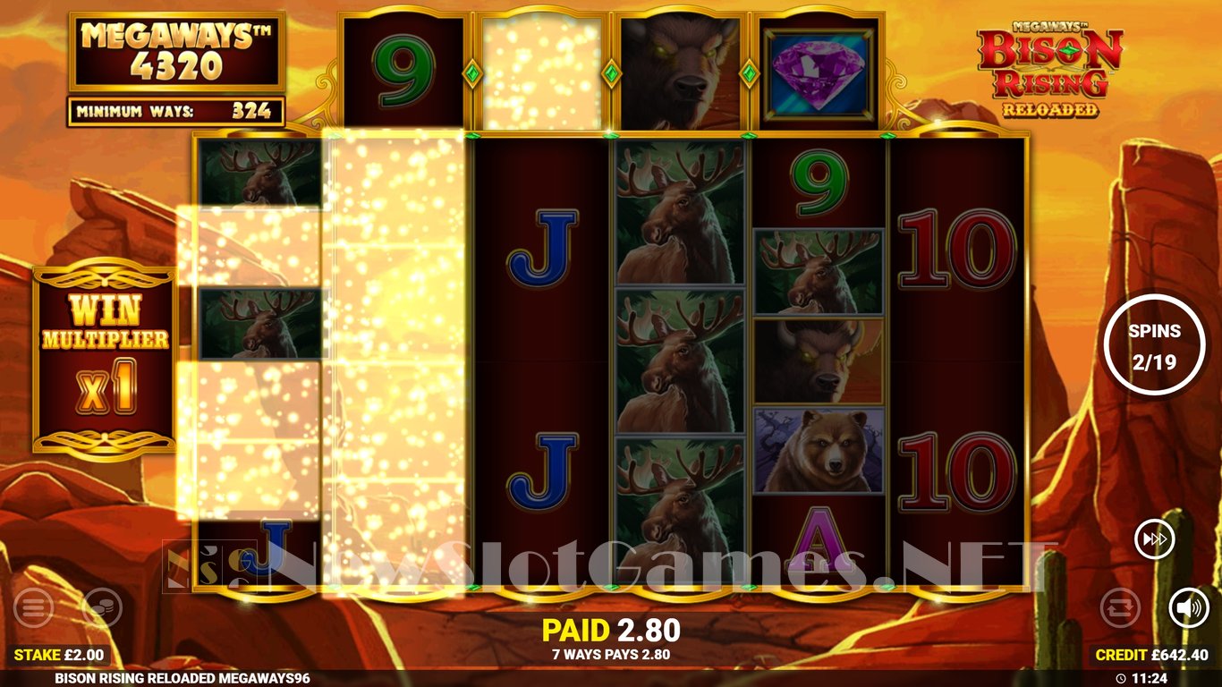 Bison Rising Megaways Reloaded Slot Slot Image in Demo - pic. 7