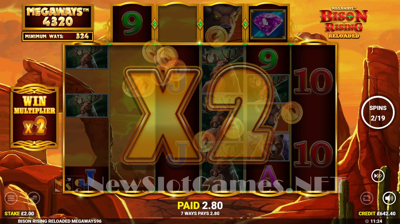 Bison Rising Megaways Reloaded Slot Slot Image in Demo - pic. 8