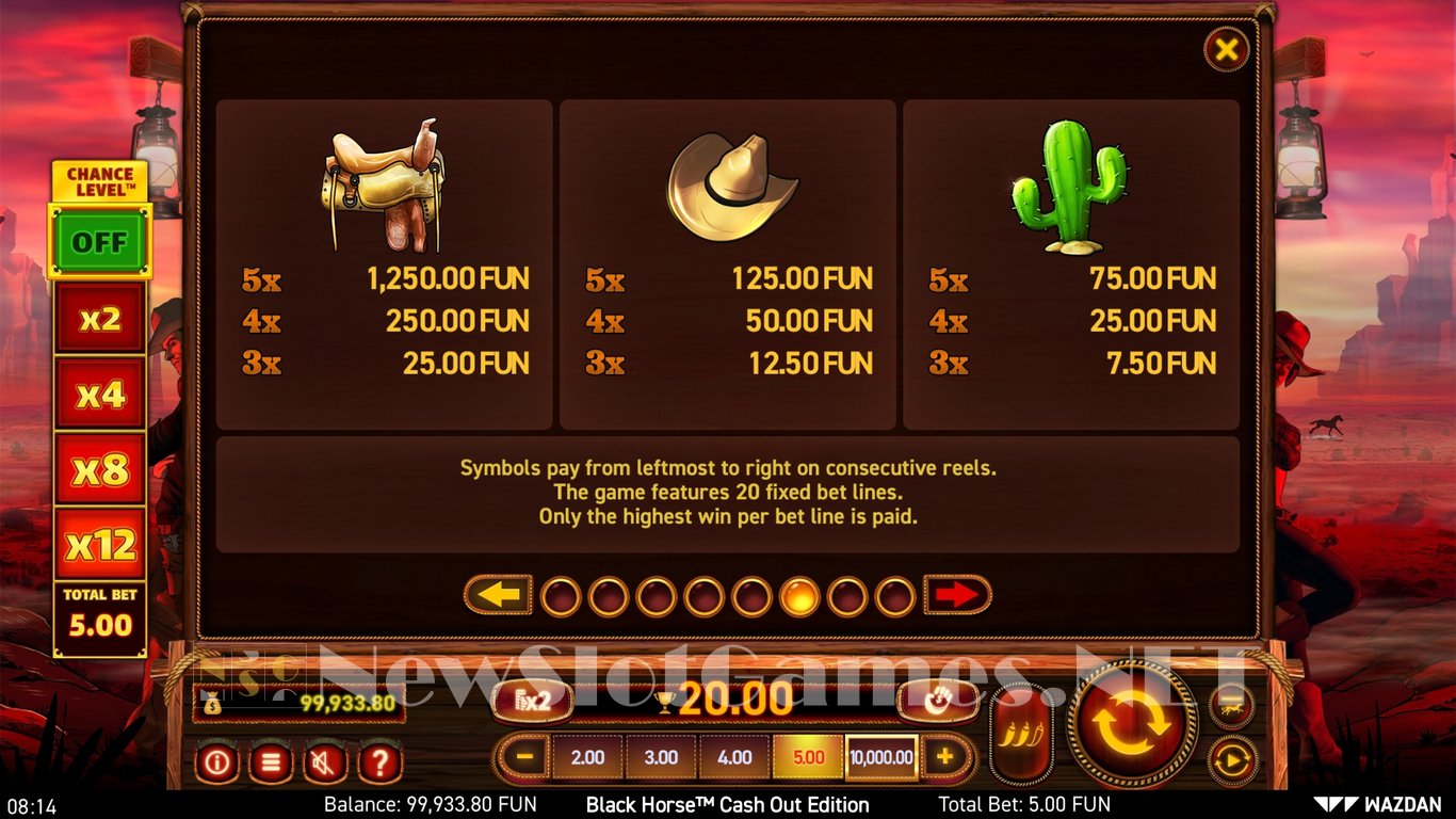 Black Horse™ Cash Out Edition Slot Slot Image in Demo - pic. 10