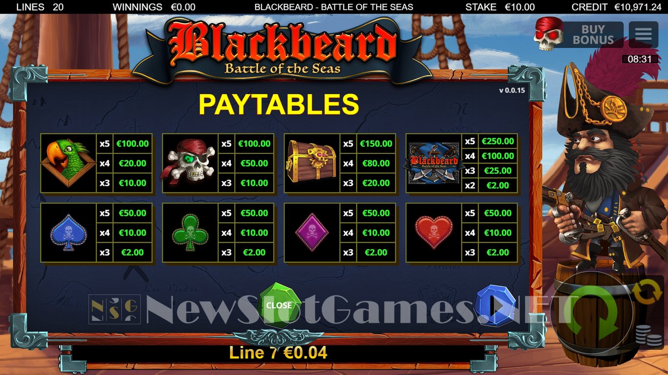 Blackbeard Battle Of The Seas Slot Slot Image in Demo - pic. 13