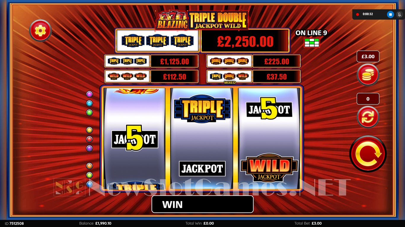 Blazing 7s Triple Double Jackpot Wild Slot Slot Image in Demo - pic. 6