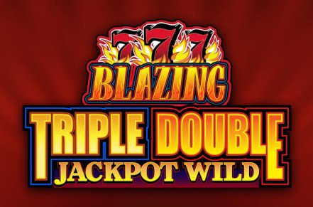 Blazing 7s Triple Double Jackpot Wild Slot Logo