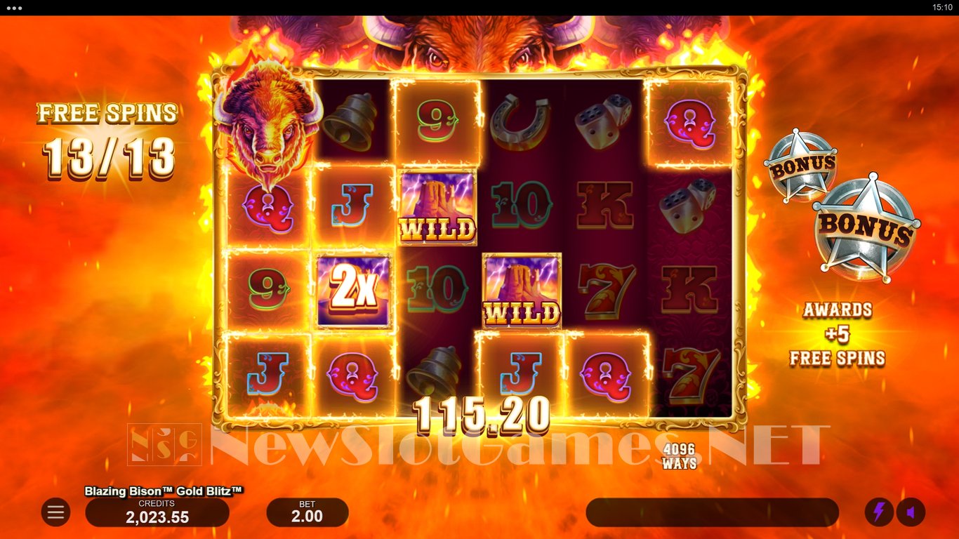Blazing Bison Gold Blitz Slot Slot Image in Demo - pic. 11
