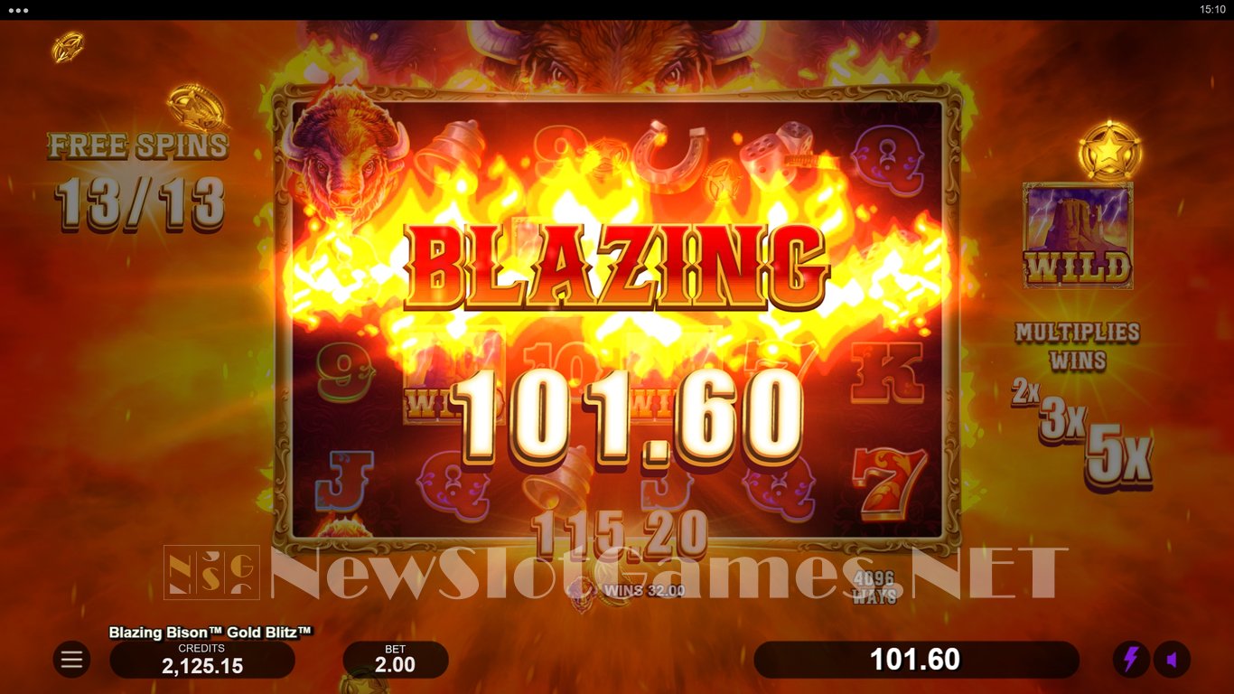 Blazing Bison Gold Blitz Slot Slot Image in Demo - pic. 12