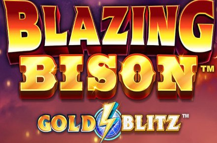 Blazing Bison Gold Blitz Slot Logo