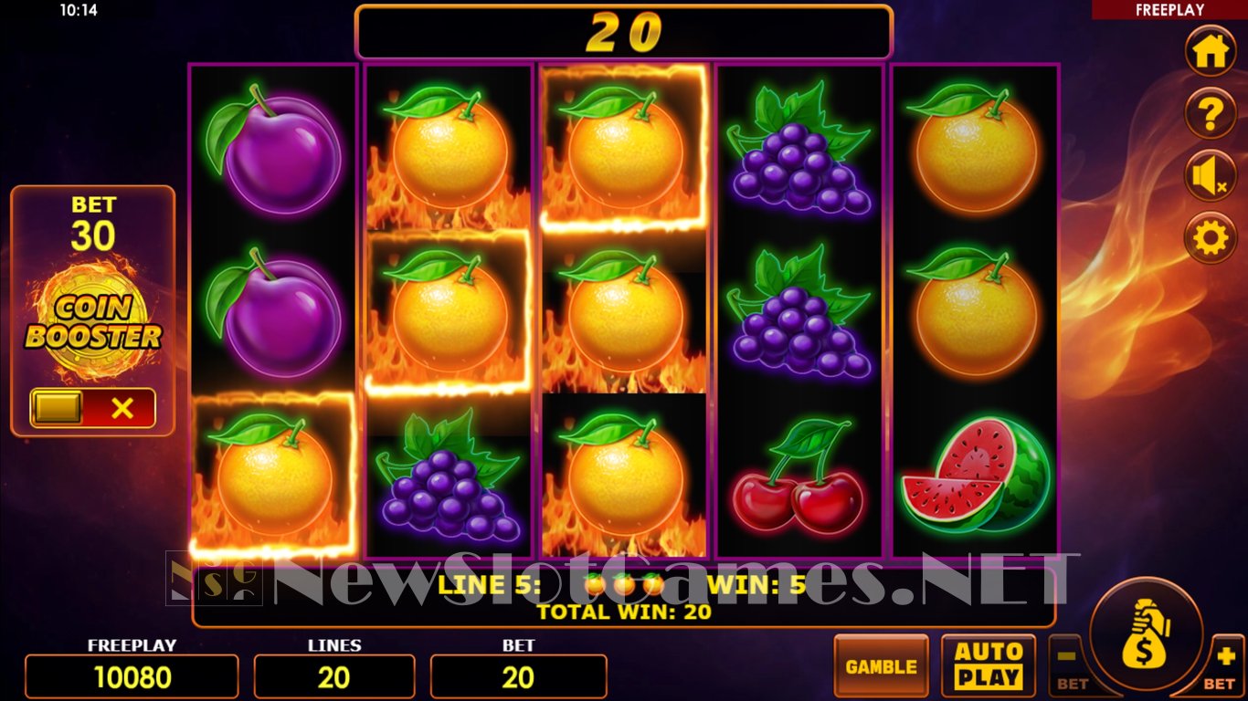 Blazing Coins 20 Slot Slot Image in Demo - pic. 3
