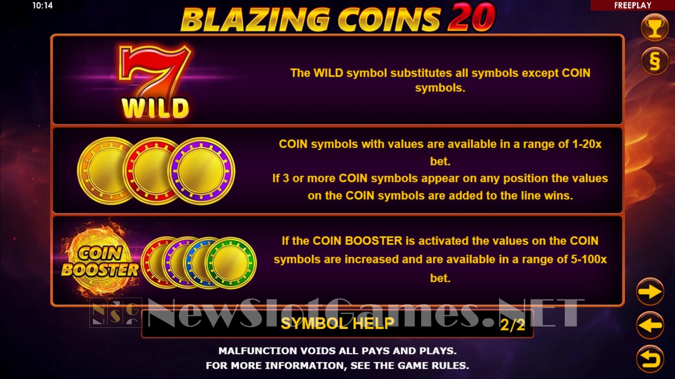 Blazing Coins 20 Slot Slot Image in Demo - pic. 8