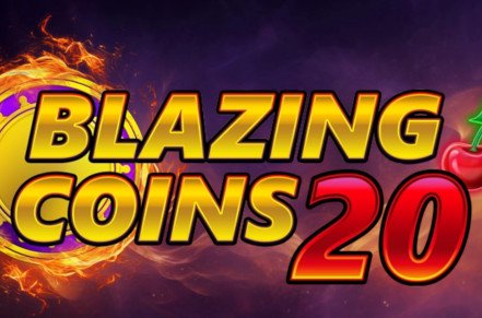 Blazing Coins 20 Slot Logo