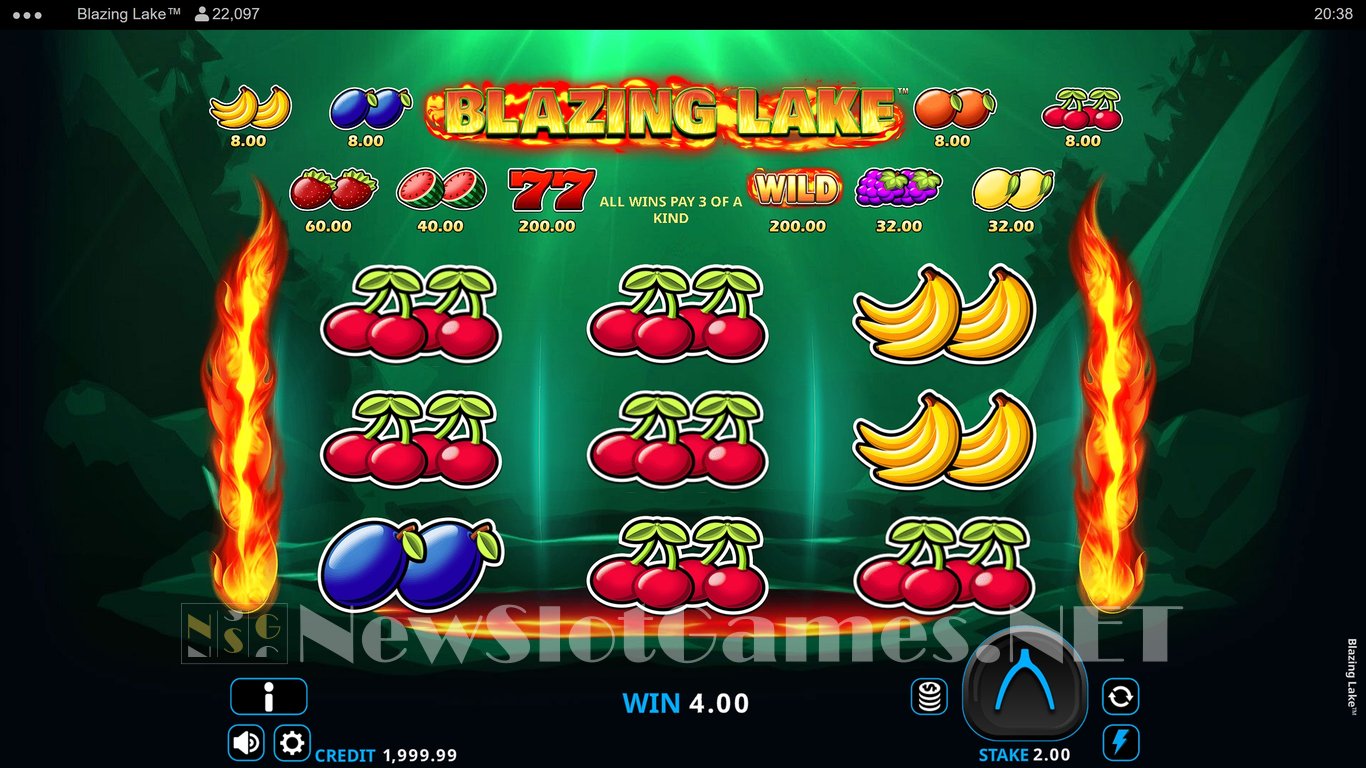Blazing Lake Slot Demo Image