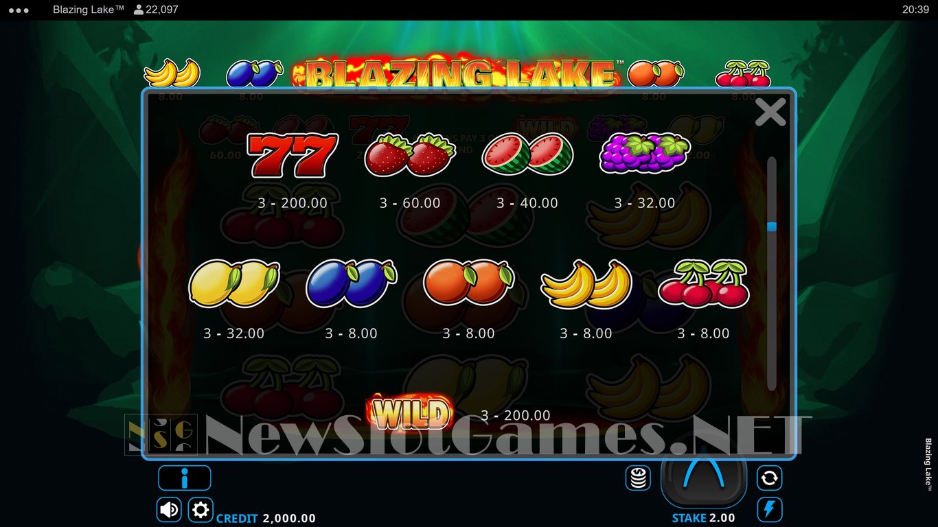 Blazing Lake Slot Slot Image in Demo - pic. 6