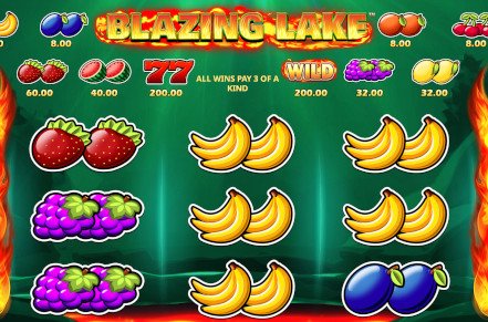 Blazing Lake Slot Logo