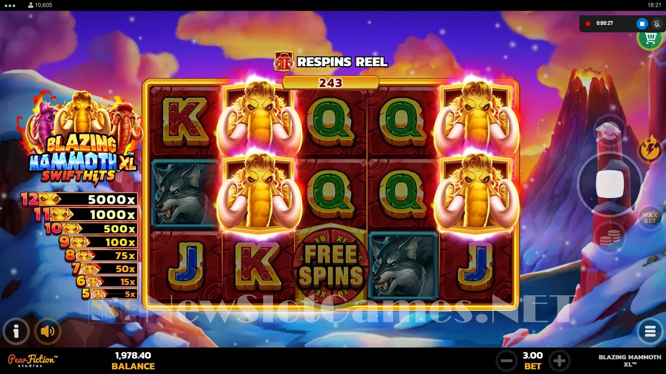 Blazing Mammoth XL Slot Slot Image in Demo - pic. 5